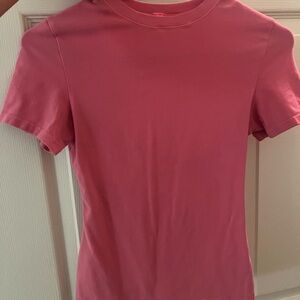 SKIMS Pink Cotton Jersey Top